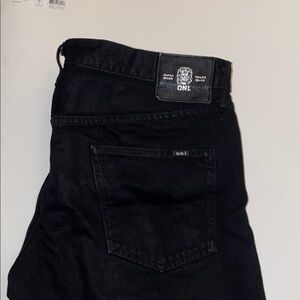 ONI Men's Black Jeans button up size 36 excellent condition